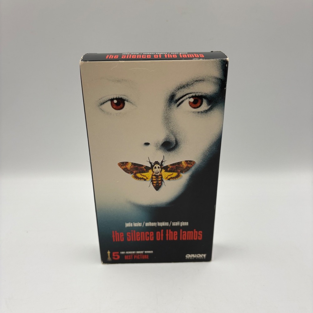 Orion The Silence of the Lambs VHS Movie‎ Red Top Tape Good 1991 Thriller Horror